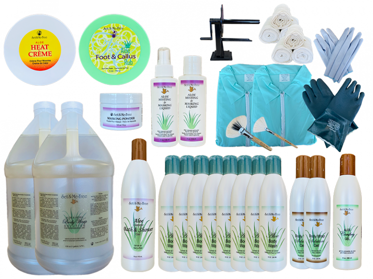 Body Wrap Products SetNMeFree Aloe Skin Care